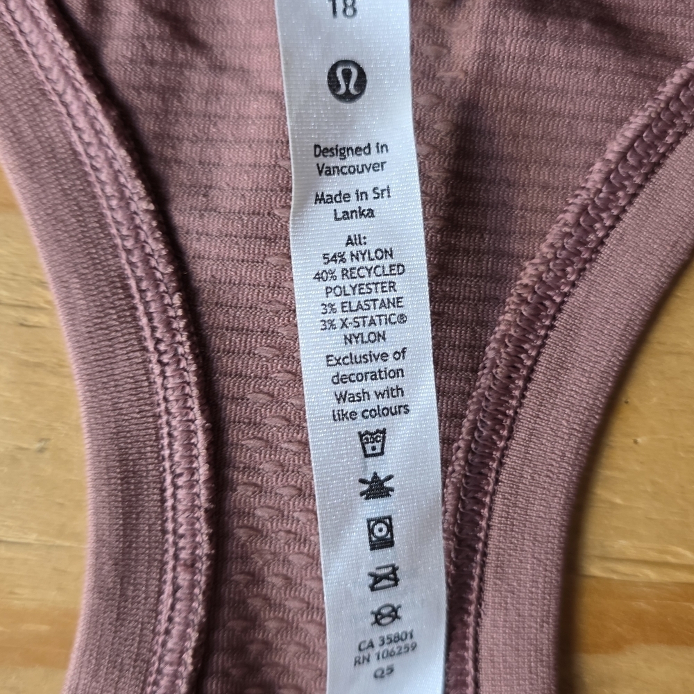 Lululemon Dusty Rose Tank Top (TK27) - Picture 7 of 8